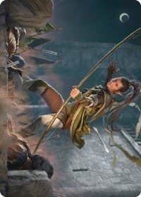 Legolas, Counter of Kills Art Card - Art Series: Universes Beyond: The Lord of the Rings: Tales of Middle-earth - Magic: The Gathering card