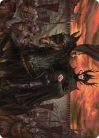 The Mouth of Sauron Art Card - Art Series: Universes Beyond: The Lord of the Rings: Tales of Middle-earth - Magic: The Gathering card