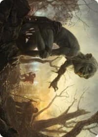 Smeagol, Helpful Guide Art Card - Art Series: Universes Beyond: The Lord of the Rings: Tales of Middle-earth - Magic: The Gathering card
