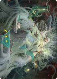 Galadriel, Gift-Giver Art Card - Art Series: Universes Beyond: The Lord of the Rings: Tales of Middle-earth - Magic: The Gathering card