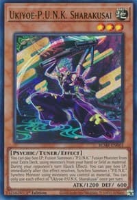 Ukiyoe-P.U.N.K. Sharakusai - Battles of Legend: Monstrous Revenge - YuGiOh card