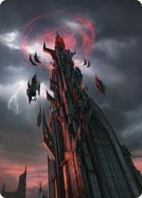 Barad-dur Art Card - Art Series: Universes Beyond: The Lord of the Rings: Tales of Middle-earth - Magic: The Gathering card