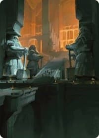 Mines of Moria Art Card - Art Series: Universes Beyond: The Lord of the Rings: Tales of Middle-earth - Magic: The Gathering card