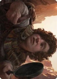 Sam, Loyal Attendant Art Card - Art Series: Universes Beyond: The Lord of the Rings: Tales of Middle-earth - Magic: The Gathering card