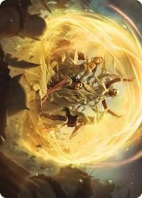 Heroic Intervention Art Card - Art Series: Universes Beyond: The Lord of the Rings: Tales of Middle-earth - Magic: The Gathering card