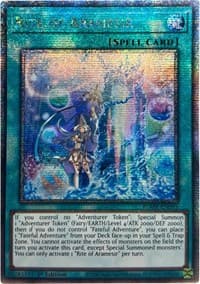 Rite of Aramesir (Quarter Century Secret Rare) - Battles of Legend: Monstrous Revenge - YuGiOh card