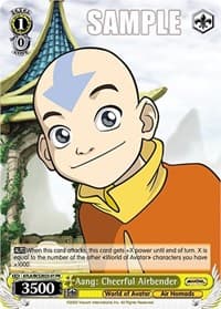 Aang: Cheerful Airbender - Bushiroad Event Cards - Weiss Schwarz card