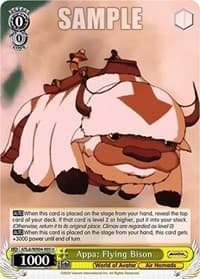 Appa: Flying Bison - Avatar: The Last Airbender - Weiss Schwarz card