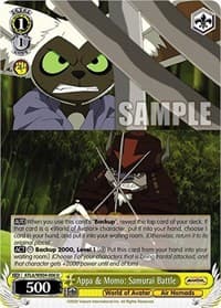 Appa & Momo: Samurai Battle - Avatar: The Last Airbender - Weiss Schwarz card
