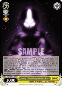 Aang: Learning Avatar State - Avatar: The Last Airbender - Weiss Schwarz card