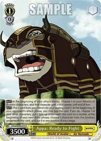 Appa: Ready to Fight - Avatar: The Last Airbender - Weiss Schwarz card