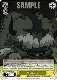 Appa: Lost - Avatar: The Last Airbender - Weiss Schwarz card