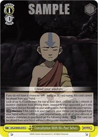 Aang: Consulting His Past Selves - Avatar: The Last Airbender - Weiss Schwarz card