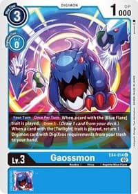 Gaossmon - Alternative Being Booster - Digimon Card Game card