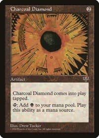 Charcoal Diamond - Mirage - Magic: The Gathering card