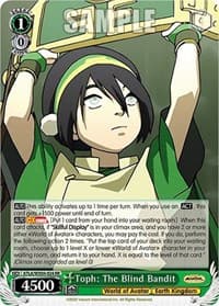 Toph: The Blind Bandit - Avatar: The Last Airbender - Weiss Schwarz card