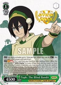 Toph: The Blind Bandit (Judge Promo) - Avatar: The Last Airbender - Weiss Schwarz card