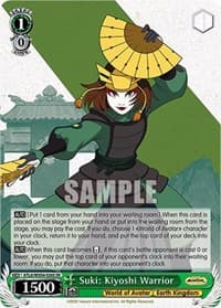Suki: Kiyoshi Warrior (SR) - Avatar: The Last Airbender - Weiss Schwarz card