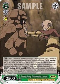 Toph & Aang: Earthbending Lessons - Avatar: The Last Airbender - Weiss Schwarz card