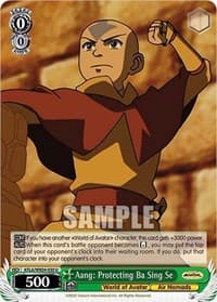 Aang: Protecting Ba Sing Se - Avatar: The Last Airbender - Weiss Schwarz card