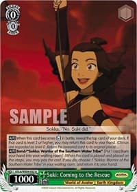 Suki: Coming to the Rescue - Avatar: The Last Airbender - Weiss Schwarz card