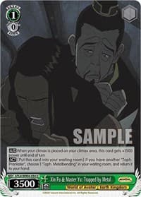 Xin Fu & Master Yu: Trapped by Metal - Avatar: The Last Airbender - Weiss Schwarz card