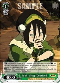 Toph: Sleep Deprived - Avatar: The Last Airbender - Weiss Schwarz card