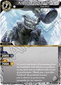Armorbeast Embolo - False Gods - Battle Spirits Saga card