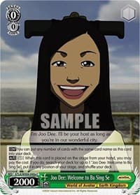 Joo Dee: Welcome to Ba Sing Se (a) - Avatar: The Last Airbender - Weiss Schwarz card