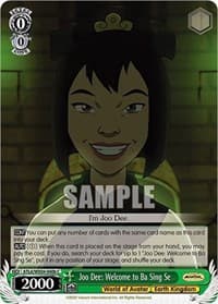 Joo Dee: Welcome to Ba Sing Se (b) - Avatar: The Last Airbender - Weiss Schwarz card
