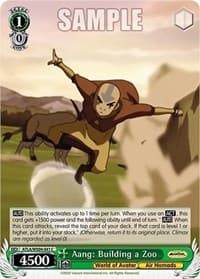 Aang: Building a Zoo - Avatar: The Last Airbender - Weiss Schwarz card