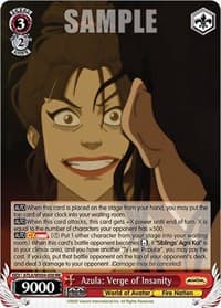 Azula: Verge of Insanity - Avatar: The Last Airbender - Weiss Schwarz card