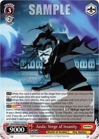 Azula: Verge of Insanity (SR) - Avatar: The Last Airbender - Weiss Schwarz card