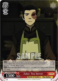 Zuko: Tea Server - Avatar: The Last Airbender - Weiss Schwarz card