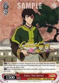 Zuko: Tea Server (SR) - Avatar: The Last Airbender - Weiss Schwarz card