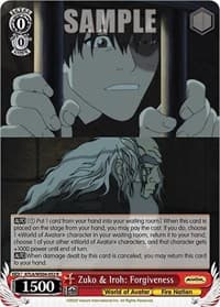 Zuko & Iroh: Forgiveness - Avatar: The Last Airbender - Weiss Schwarz card