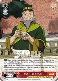 Iroh: Tea Server (SR) - Avatar: The Last Airbender - Weiss Schwarz card