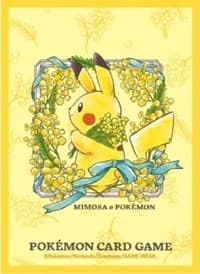 Pokemon TCG: Pokemon Center Japan Exclusive Card Sleeves - Spring Mimosa & Pokemon (64-Pack) - Pokemon International Card Sleeves - Card Sleeves card