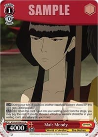 Mai: Moody - Avatar: The Last Airbender - Weiss Schwarz card
