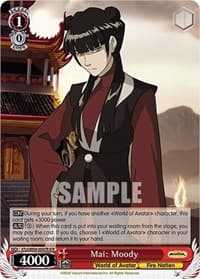 Mai: Moody (ATR) - Avatar: The Last Airbender - Weiss Schwarz card