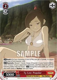 Ty Lee: Popular - Avatar: The Last Airbender - Weiss Schwarz card