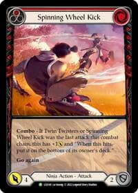 Spinning Wheel Kick (Red) - LGS141 - Flesh and Blood: Promo Cards - Flesh and Blood TCG card