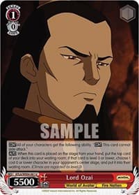 Lord Ozai - Avatar: The Last Airbender - Weiss Schwarz card