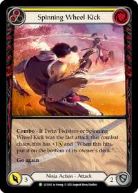 Spinning Wheel Kick (Yellow) - LGS142 - Flesh and Blood: Promo Cards - Flesh and Blood TCG card
