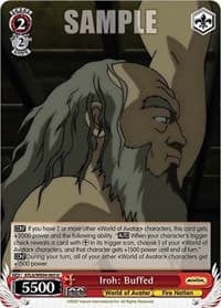 Iroh: Buffed - Avatar: The Last Airbender - Weiss Schwarz card