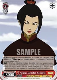 Azula: Sinister Scheme - Avatar: The Last Airbender - Weiss Schwarz card