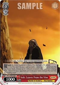 Iroh: Leaves From the Vine - Avatar: The Last Airbender - Weiss Schwarz card