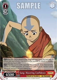 Aang: Wavering Confidence - Avatar: The Last Airbender - Weiss Schwarz card