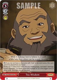 Tea Wisdom (b) - Avatar: The Last Airbender - Weiss Schwarz card