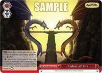 Colors of Fire - Avatar: The Last Airbender - Weiss Schwarz card